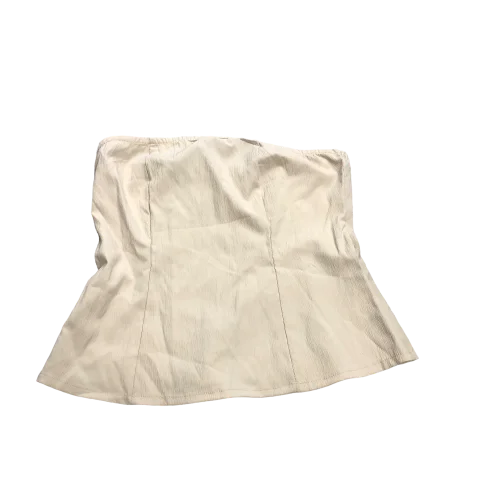 Beige Top Sleeveless Cmc, Size L