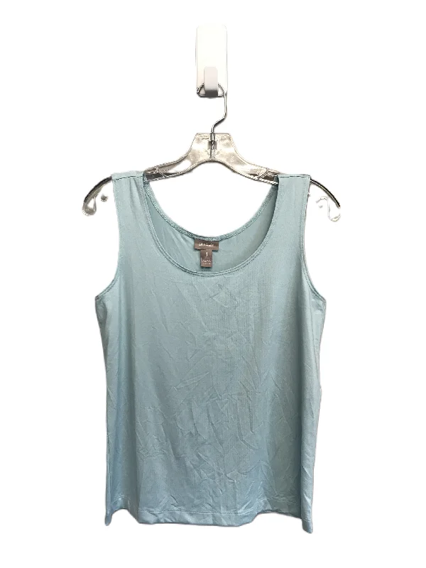 Blue Top Sleeveless By Chicos, Size: M