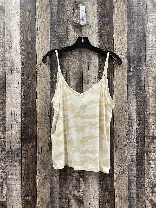 Camouflage Print Top Sleeveless Old Navy, Size Xl