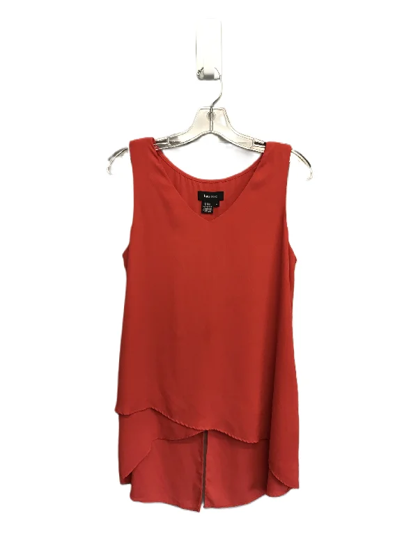 Red Top Sleeveless By Karen Kane, Size: M