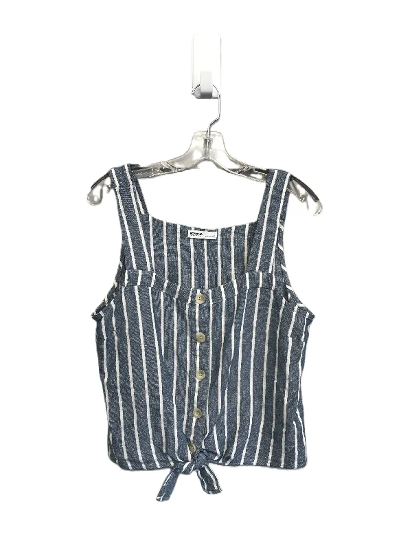 Striped Pattern Top Sleeveless By Sonoma, Size: S