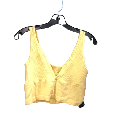 Yellow Top Sleeveless Cmc, Size Xl