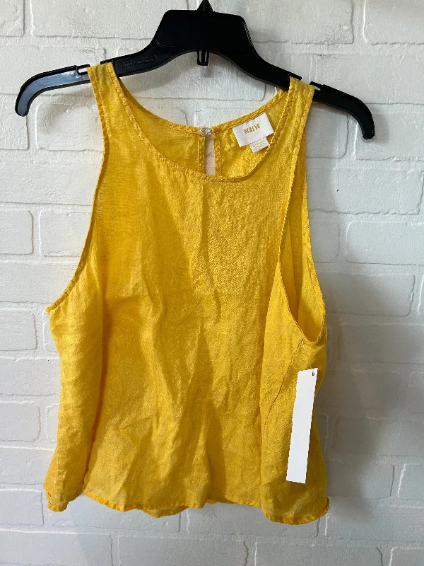 Yellow Top Sleeveless Maeve, Size M